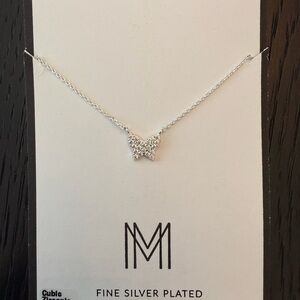 Silver Butterfly Necklace